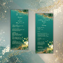 Search for green gold wedding programs Chic