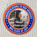 Search for blue orange badges Graduation