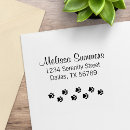 Search for cat paw rubber stamps Simple