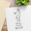 Search for giraffe rubber stamps Illustration