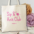 Search for knitting bags Typography