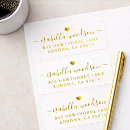 Search for gold logo return address labels Simple