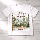Search for nature baby shirts Camping