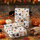 Search for spooky ghost wrapping paper Pumpkin