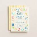 Search for backyard pool party invitations Beach