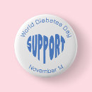 Search for type 1 diabetes badges World diabetes day