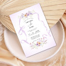 Search for purple ribbon invitations Whimsical