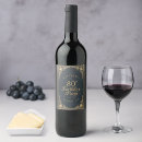 Search for 80 years old eighty wine labels Gold