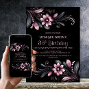 Search for eighty five years old invitations Modern