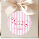 Search for pink white heart stripe striped stickers For her
