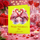 Search for flamingo valentines day cards Tropical