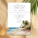Search for beach elopement invitations Palm trees