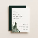 Search for pine forest wedding invitations Modern