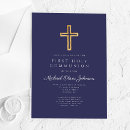 Search for square first communion invitations Modern