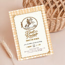 Search for plaid 1st birthday invitations First rodeo