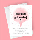 Search for cotton birthday invitations Whimsical