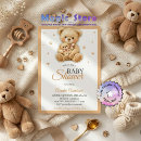 Search for cub baby shower invitations Pink bow