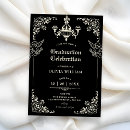 Search for gothic graduation invitations Vintage