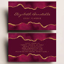 Search for red business cards Trendy