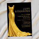 Search for gala party invitations Black and gold