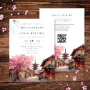 Search for japan wedding invitations Watercolor