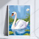 Search for swan bird posters White