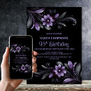 Search for 95 year old birthday invitations Elegant