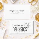 Search for teaching science business cards Physics