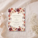 Search for burgundy and orange wedding invitations Formal