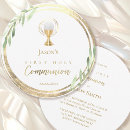 Search for green first communion invitations Catholic