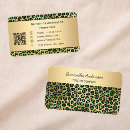 Search for leopard print business cards Luxury