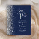 Search for navy silver save the dates Budget