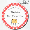 Search for red white plaid stickers Vintage
