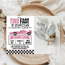 Search for two fast two curious birthday invitations Race car