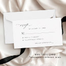 Search for simple rsvp cards Calligraphy script