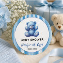 Search for cute teddy stickers Baby boy shower