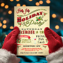 Search for old fashioned christmas invitations Retro