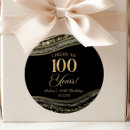 Search for one hundredth birthday stickers Cheers to 100 years