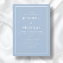 Search for powder blue wedding invitations Modern