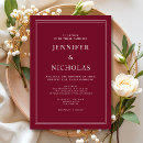 Search for elegant red wedding invitations Digital download