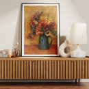 Search for flowers in a vase painting posters Pierre auguste renoir