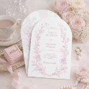 Search for pink toile invitations Arch