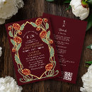 Search for art nouveau invitations Vintage