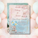 Search for twins religious invitations Pink and blue