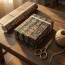 Search for native american wrapping paper Feathers