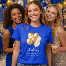 Search for gold and navy blue tshirts For her