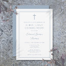 Search for elegant first communion invitations Christian