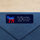 Search for democrats return address labels Vote