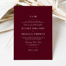 Search for elegant burgundy wedding invitations Fall