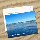 Search for beach change of address postcards New home